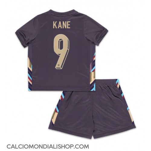 Maglie da calcio Inghilterra Harry Kane #9 Seconda Maglia Bambino Europei 2024 Manica Corta (+ Pantaloni corti)